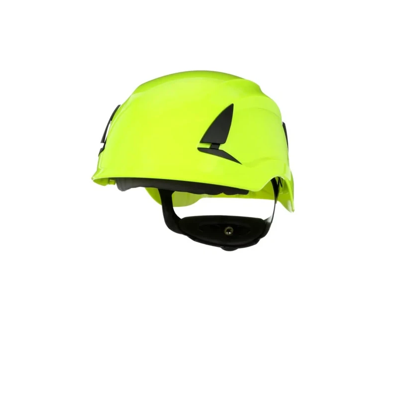 3M SecureFit X5500 Safety Helmet, Non-vented, CE, Hi-Viz Green, X5514NVE-CE