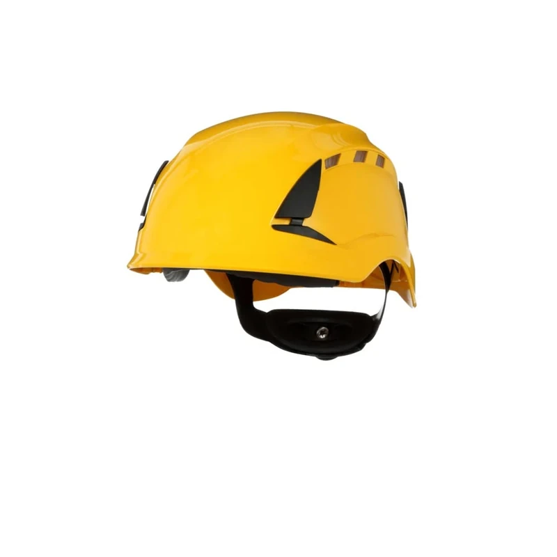 3M SecureFit X5500 Safety Helmet, Vented, CE, Yellow, X5502V-CE