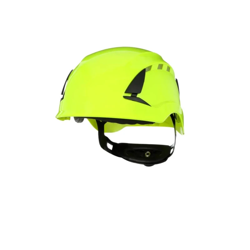 3M SecureFit X5500 Safety Helmet, Vented, CE, Hi-Viz Green, X5514V-CE