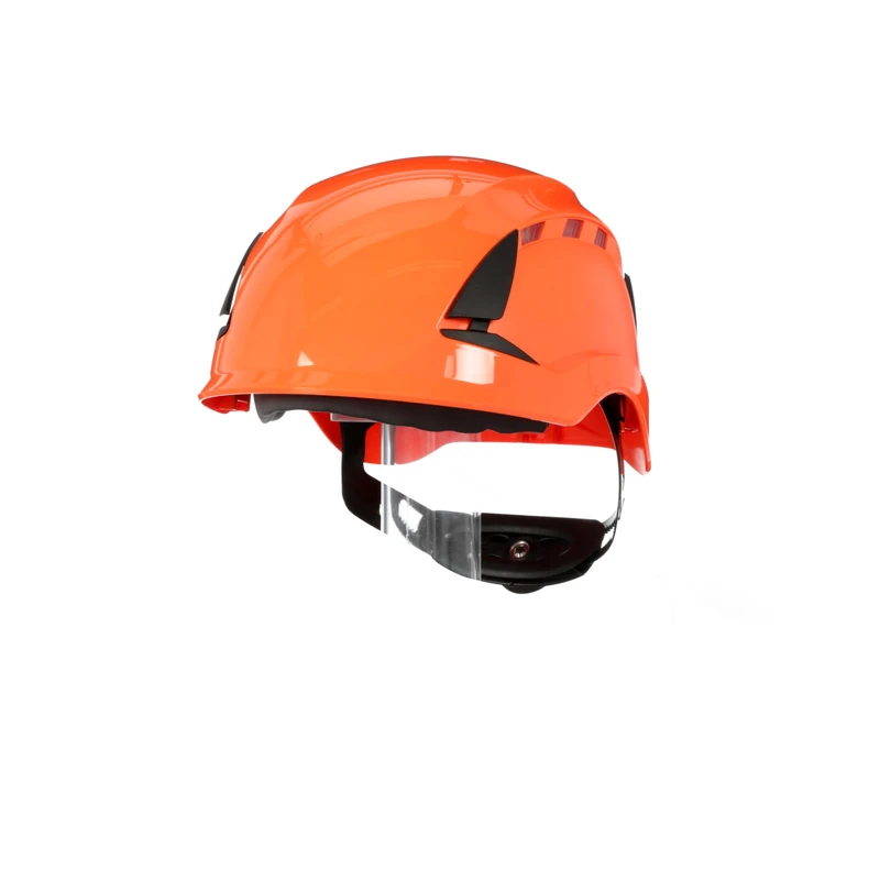 3M SecureFit X5500 Safety Helmet, Vented, CE, Orange, X5507V-CE - Image 1