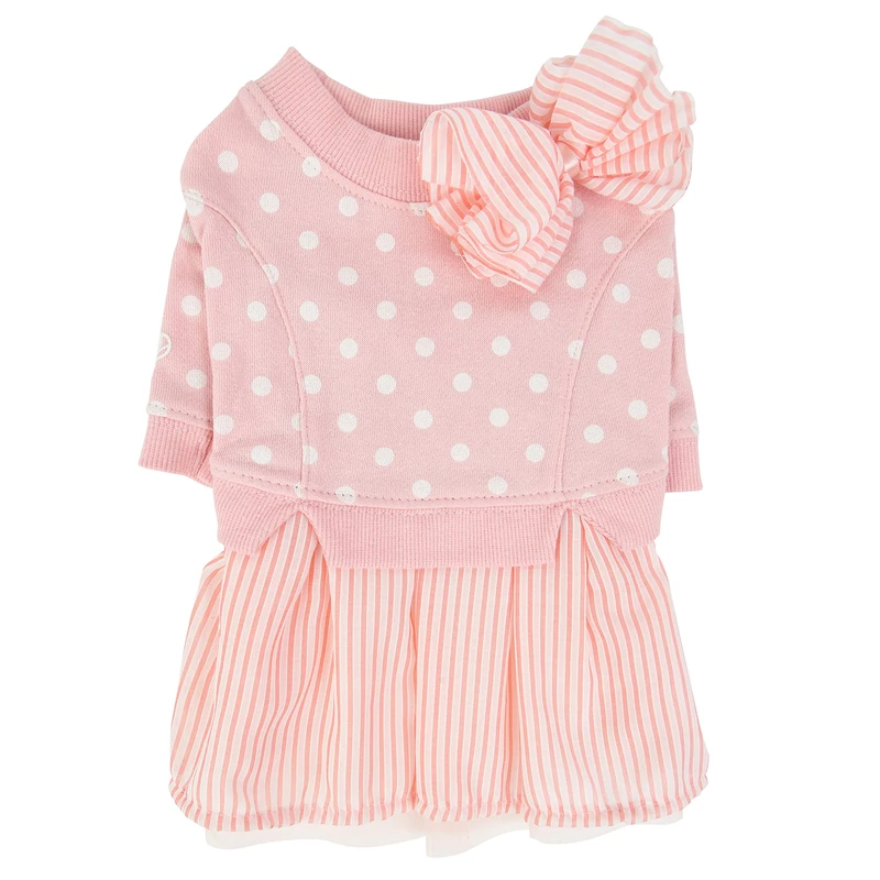 Pinkaholic NAUA-OP7617-PK-L Ensley Dog Dress, L, Pink