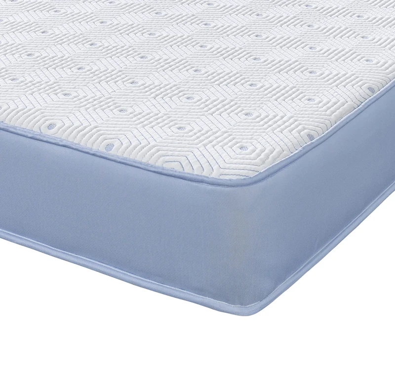eXtreme comfort ltd Seaqual Fabric (Made From Recycled Ocean Recovered Bottles) Covered Mattress Containing Springs & Memory Fibre Double Mattress (4ft6 x 6ft3, 135cm x 190cm)