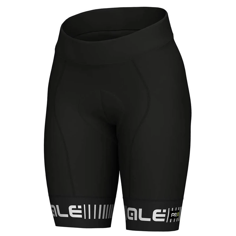 ALE' Alé Cycling Women's PR.R Strada Cycling Shorts, Black/White, XS