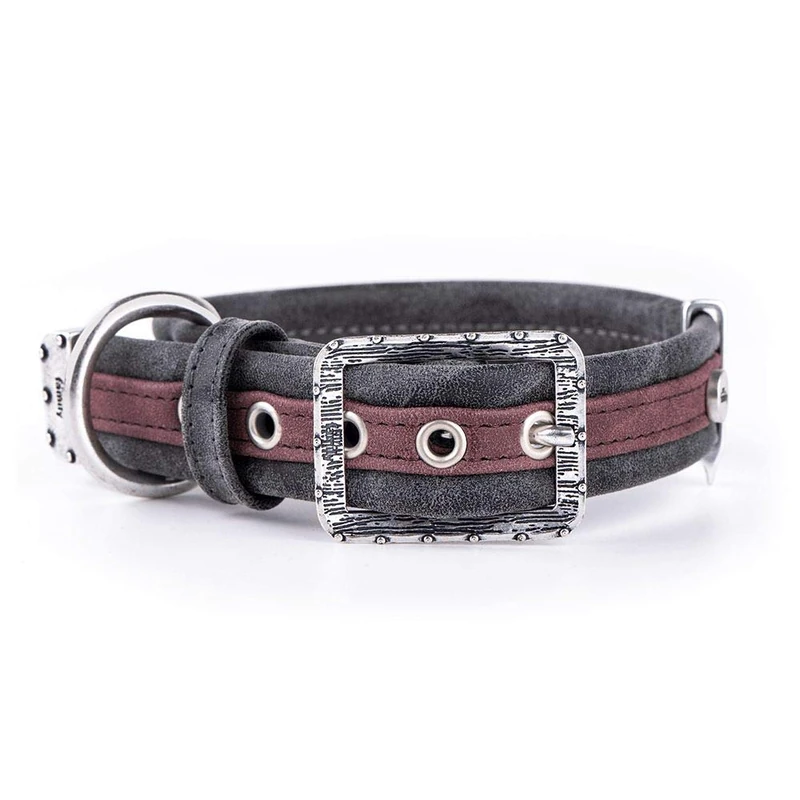MyFamily Faux Leather Collar Made in Italy Ascot Collection