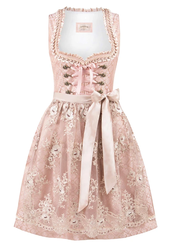 Stockerpoint Women's Dirndl Lilou Special Occasion Dress Not Applicable, Dusky Pink, 42