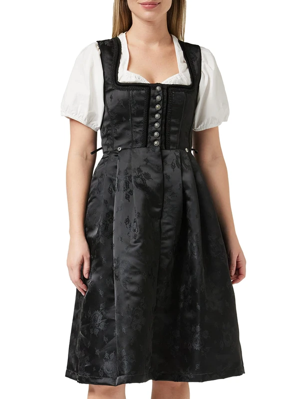 Stockerpoint Women's Dirndl Odette Special Occasion Dress Not Applicable, Black, 42