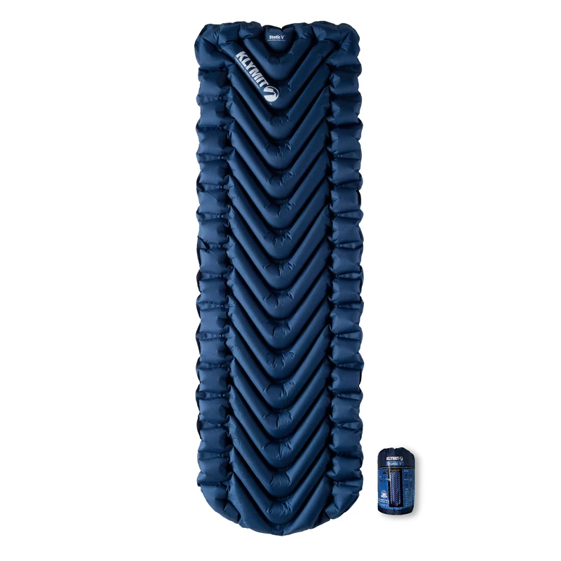 Klymit Static V Lightweight Sleeping Pad, Navy Blue, OS - Image 1