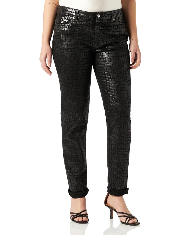 Just Cavalli Women's Pantalone 5 tasche 5-pocket trousers, 900 Black, 33