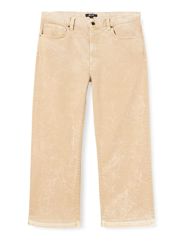 Just Cavalli Women's Pantalone 5 Tasche 5-Pocket Trousers, 126 Beige, 34
