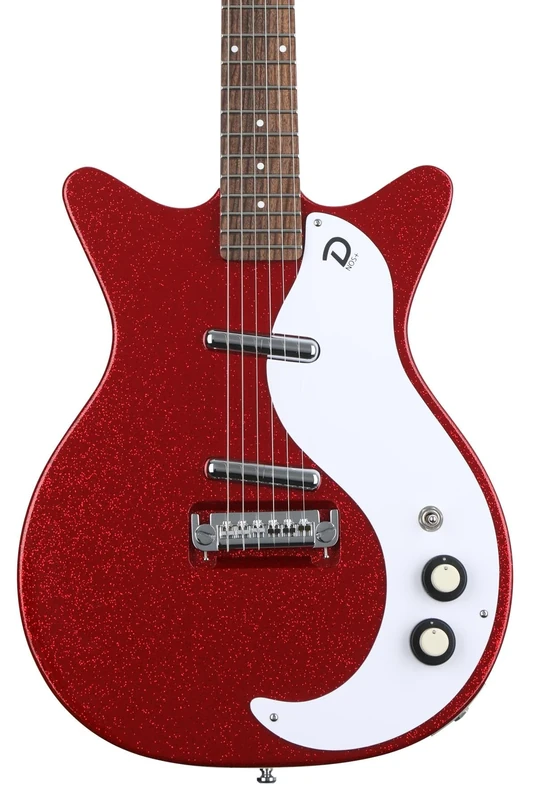 Danelectro '59M NOS Electric Guitar ~ Red Metal Flake