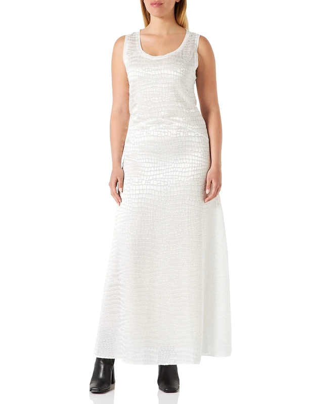 Just Cavalli Women's Vestito Dress, 101S Off White Variant, 46