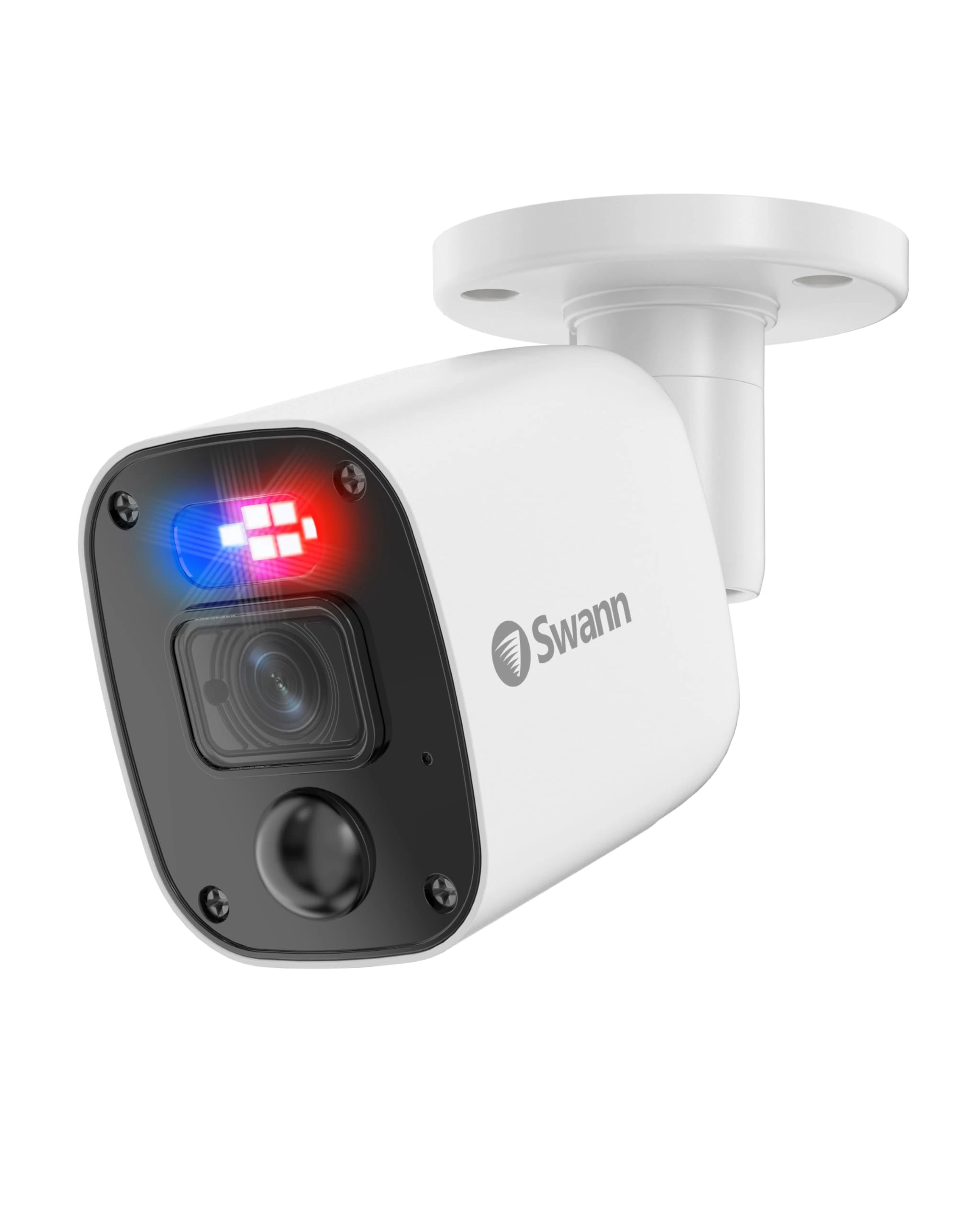 Swann 1080p Enforcer™ Bullet Camera (Add-on)-High-Resolution Wired Security Camera with Night Vision & Motion Sensor Technology–Smart Human/Vehicle Detection for Home Surveillance