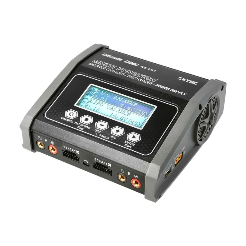 SKYRC D260 Model Building Charger 14A Lead, LiFePO, LiHV, LiIon, LiPo, NiCd, NiMH Graphical Display, Quick Charge Function - Image 1