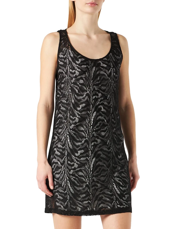 Just Cavalli Women's Vestito Dress, 900 Black, 38