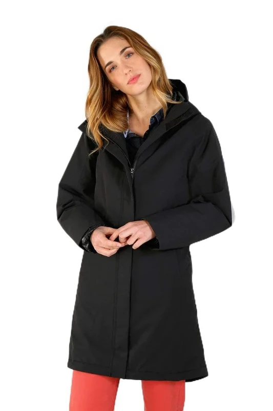 Bermudes Women's Berlina Sympatex 3 in 1 Parka, Black, UK 10