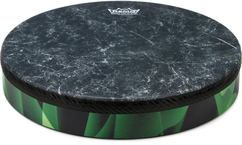 Remo World Percussion frame drum Green and Clean 12" HD-8612-41