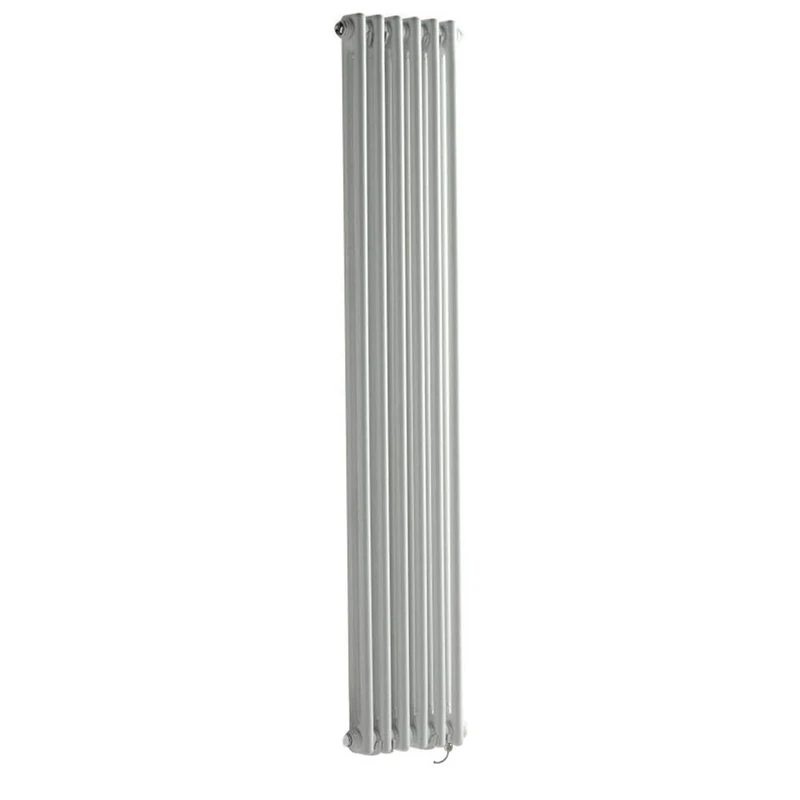Milano Windsor 1000W White Cast Iron Style Vertical 2 Column Electric Radiator - 1500mm x 290mm
