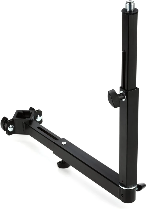 K&M 18807 Universal Holder - Black Steel Adjustable Extension for Music Accessories - for Folding Table and Omega