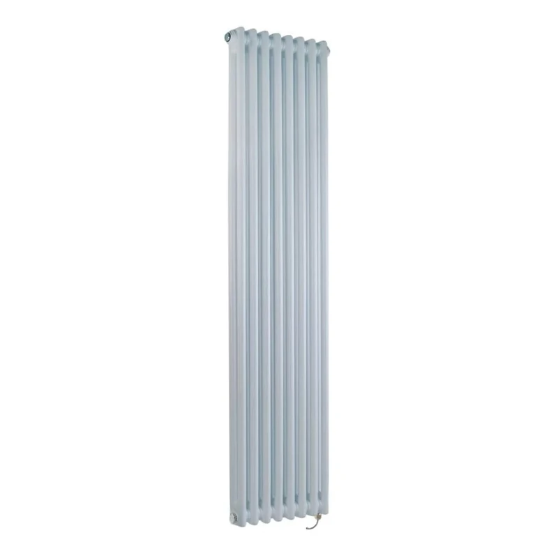 Milano Windsor 1200W White Cast Iron Style Vertical 2 Column WiFi Electric Radiator 1500mm x 380mm