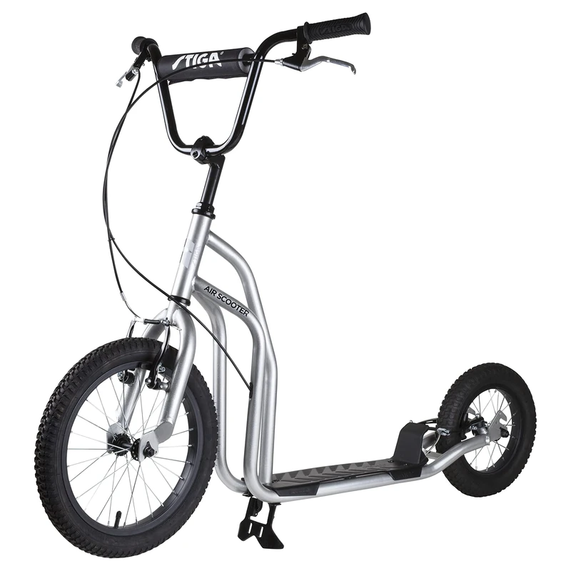 STIGA Air Scooter Scooter with Handbrake and 16-inch Air Wheels for Adults and Children