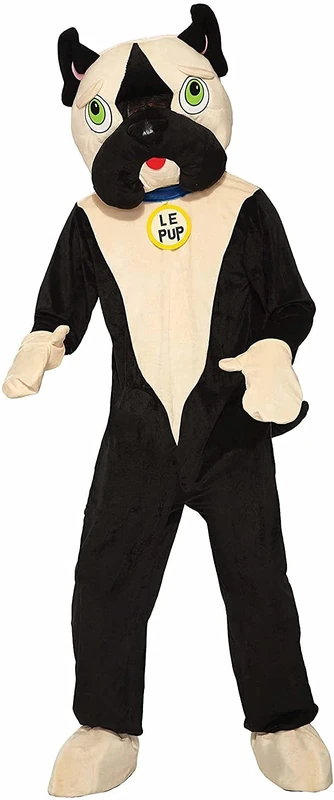 Forum Novelties Plush French Bulldog Mascot Costume, As Shown, Standard