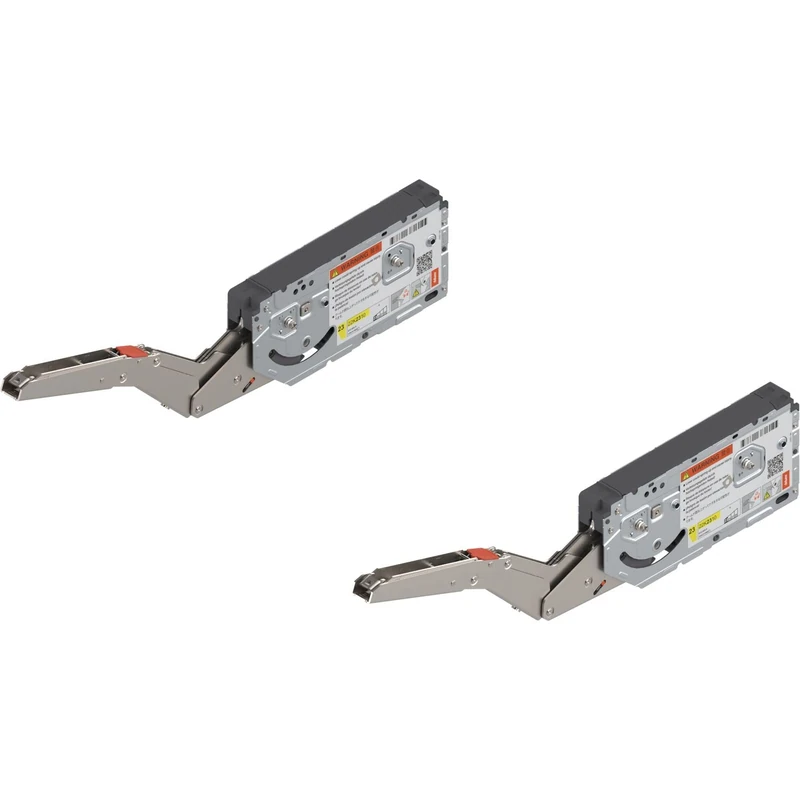 Blum 2855682 Aventos HK TOP Power Storage tip-on for Handle-Free System (Flap Fitting) Including Adhesive Plate, LF 1730-5200, Chipboard Screws, Leistungsfaktor