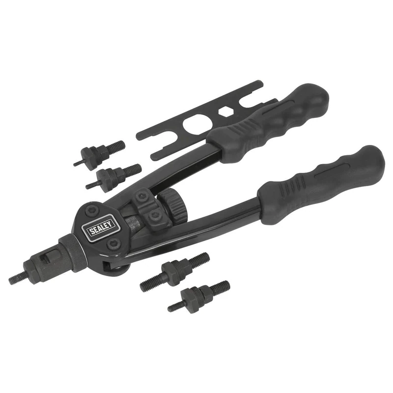 Sealey AK3984 Short-Arm Threaded Nut Riveter, 128mm x 313mm x 285mm