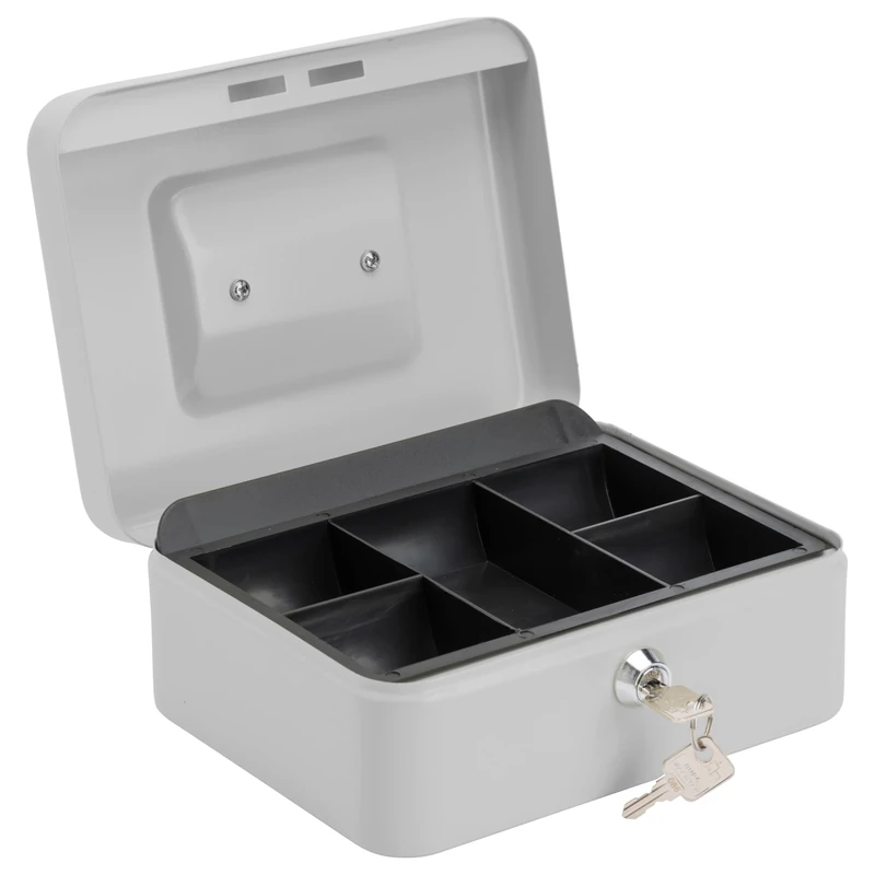 Burg-Wachter Money 5020 8 Inch Cash Box - Grey