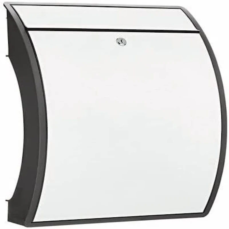 Burg-Wächter 34430 TURN 4941 ANT/W Door Letterboxes, Anthracite/White