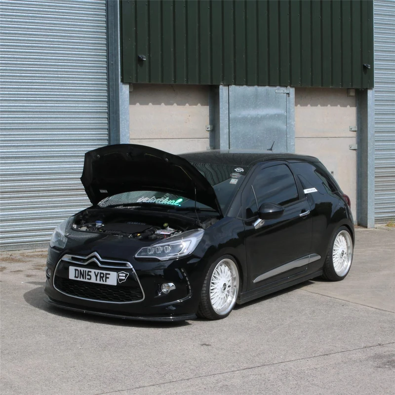 Black Silicone Ramair Air Filter Induction Intake Kit - 1.2 Puretech Citroen DS3