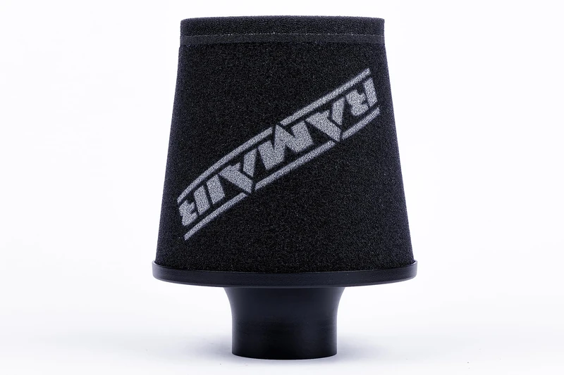 Small Black Aluminium Induction Filter Universal - 90mm OD