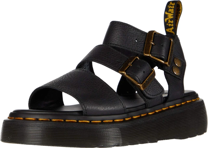 Dr. Martens Womens Sandals, Black Pisa, 6.5 UK - Image 1