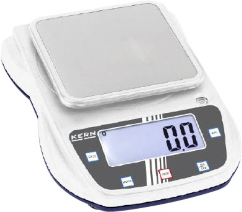 KERN EHA 3000-1 Precision Balance - 3000g, 0.1g Resolution, LCD