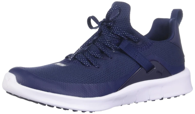 PUMA Women's Laguna Sport Golf Shoe, Peacoat Silver, 3 UK
