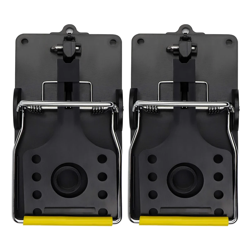 Ratkil Rat Traps - 2 x Large Heavy Duty Rat Traps That Kill Instantly - Reusable Rat, Mouse Rodent solution