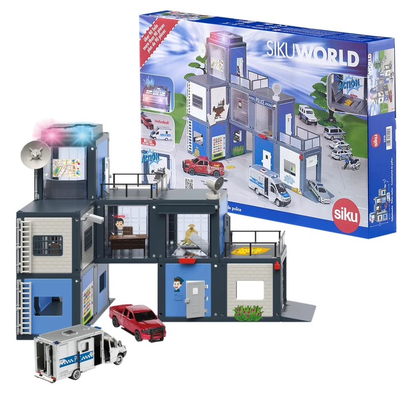 SIKU 5510 World Police Station - Light & Sound Toy Set
