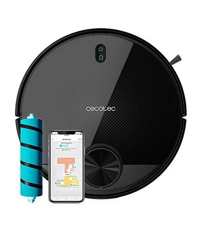 Cecotec Conga Series 3590 Vacuum Cleaner Robot with Laser Technology, Jalisco Brush, Room Plan, 2300 Pa, App with Interactive Card, Double Holder Brush for Pet Hair