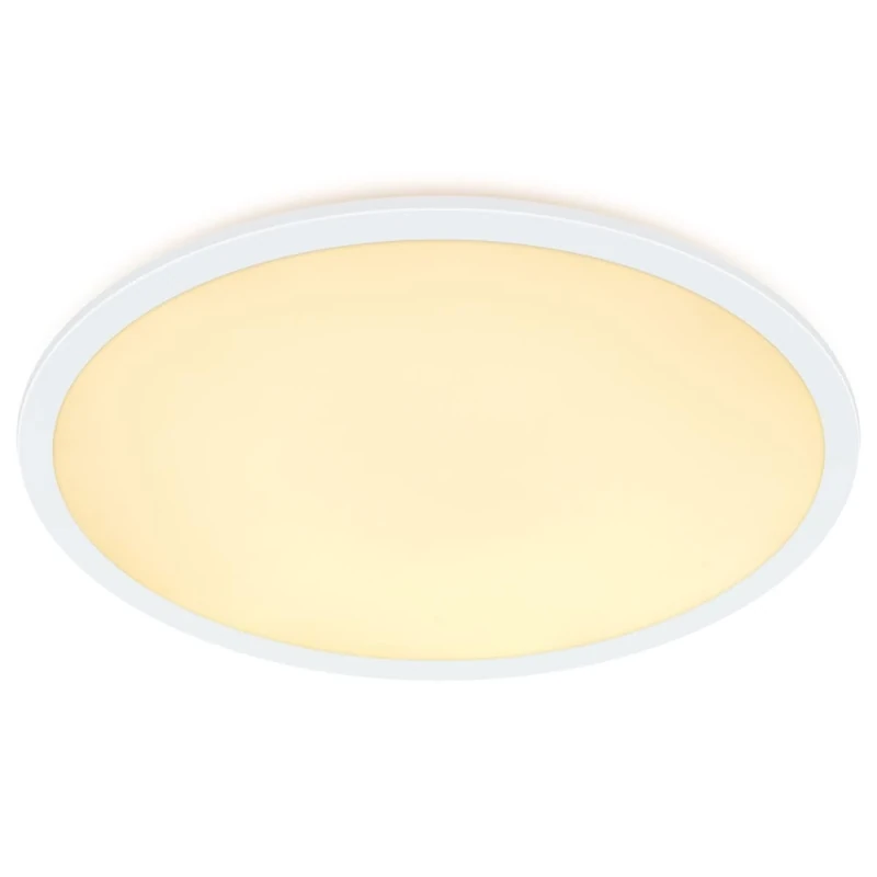 Nordlux Oja Indoor Ceiling Light White Plastic Intergrated LED 3-Level Dimming - Hallway, Kitchen, Garage Mains Powered, IP20