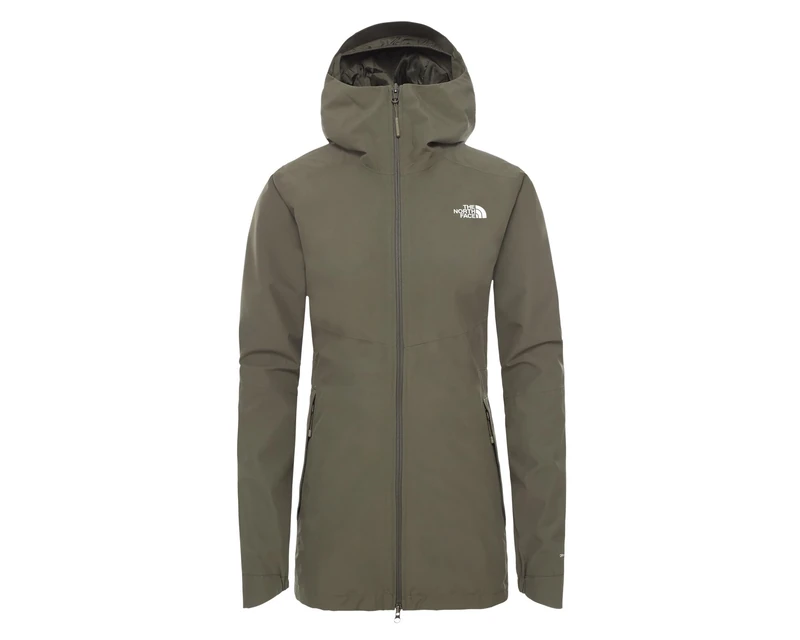 The North Face Hikesteller Parka Shell Jacket Women - Taupe Green S