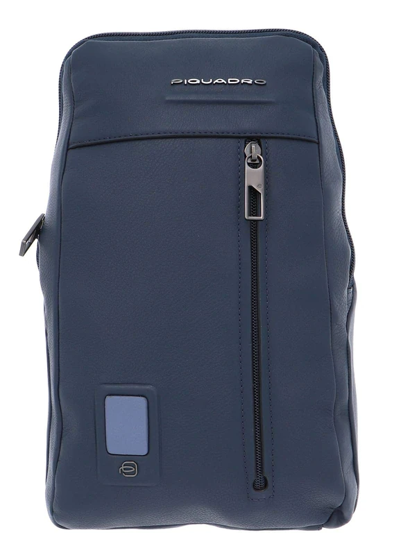 Piquadro CA5106AO Monospalla Personalizable Bag - Dark Blue