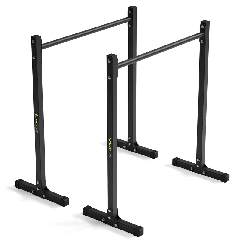 Marbo Sport, SG-14 Dip Station Fitness Parallettes Dip Bars Strength Training Pull Up Bar Home Gym Equipment Strength Training Dumbbell 140 kg Black