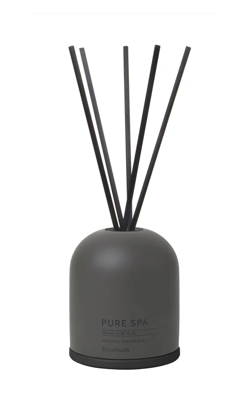 Blomus - Fraga Room Fragrance Set Tarmac Room Fragrance Trendy Concrete Look Long-Lasting Natural Fragrance Kyoto Yume Room Diffuser (H x W x D: 27.5 x 9 x 9 cm, Tarmac, 69232)