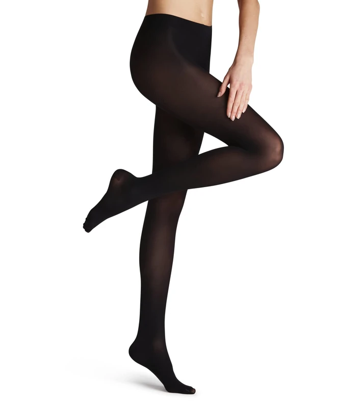 FALKE Women's Vitalize 40 DEN W Ti Semi-Opaque With Compression 1 Pair Tights, Black 3009, M-L - Image 1