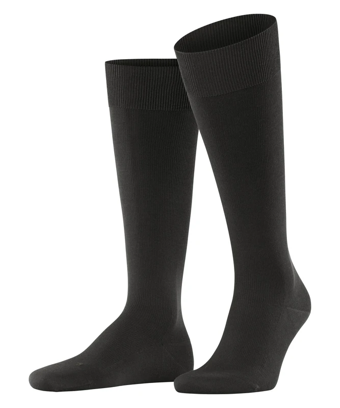 FALKE Men's Ultra Energizing M KH Cotton With Compression 1 Pair Knee-High Socks, Brown (Brown 5930) - Calf circumference W3, 7-8 - Image 1
