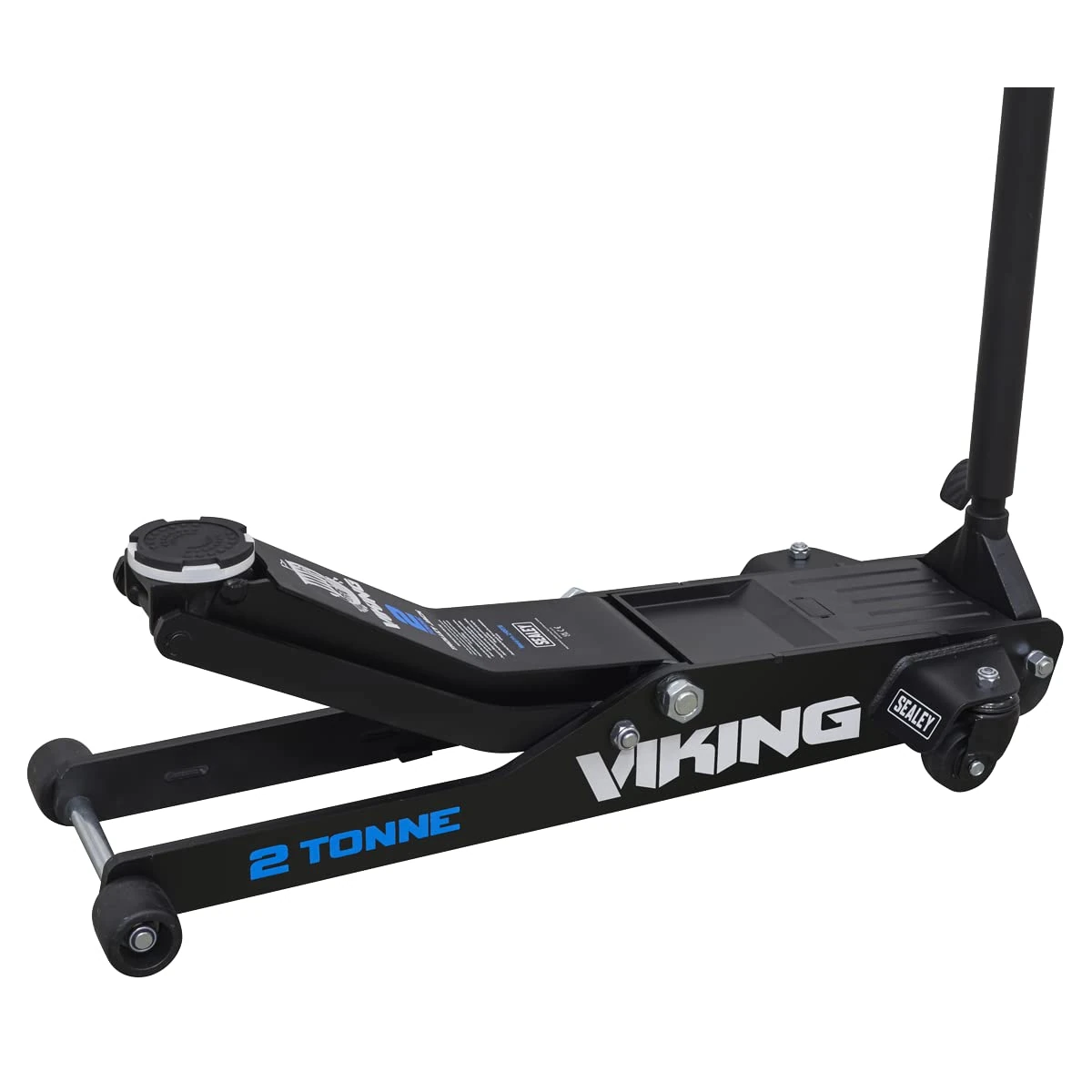 Sealey Viking 2 Tonne Trolley Jack, Car Jack, Low Profile Long Reach with Rocket Lift - 2100TB