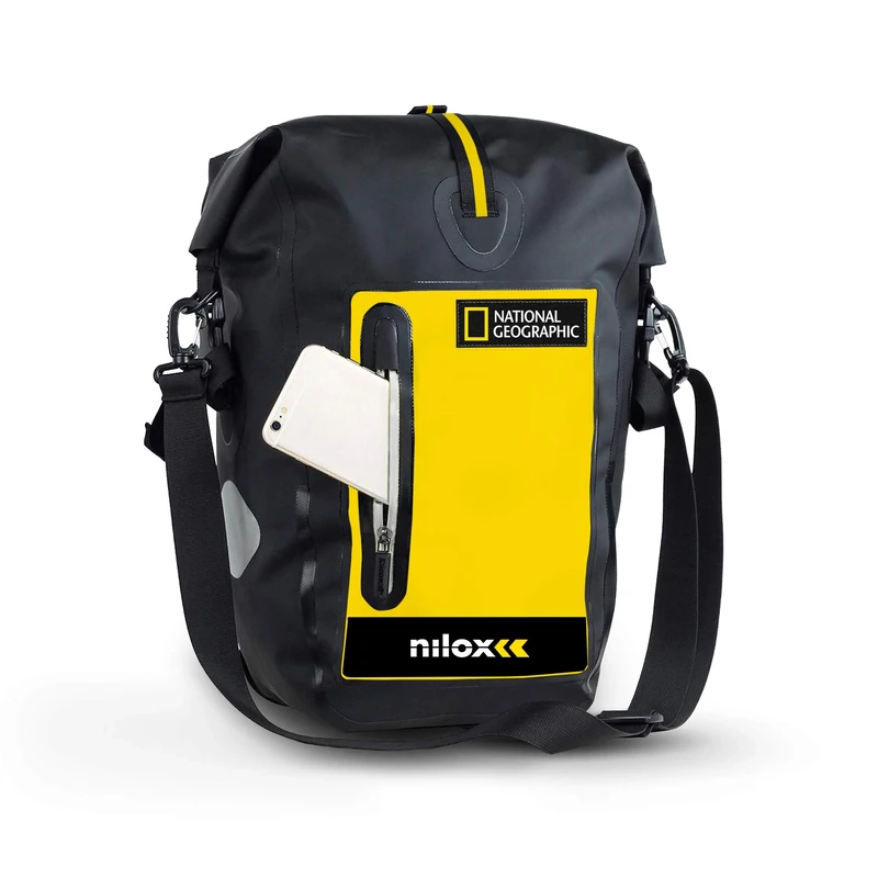 Nilox Nat Geo Bike Bag Unisex Adult Black Yellow, Unisize - Image 1