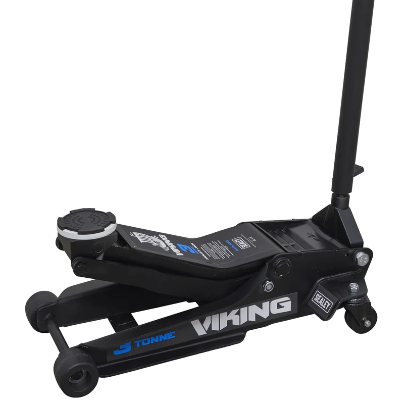 Sealey Viking 3 Tonne Low Profile Trolley Jack, Car Jack, with Rocket Lift - 3100TB