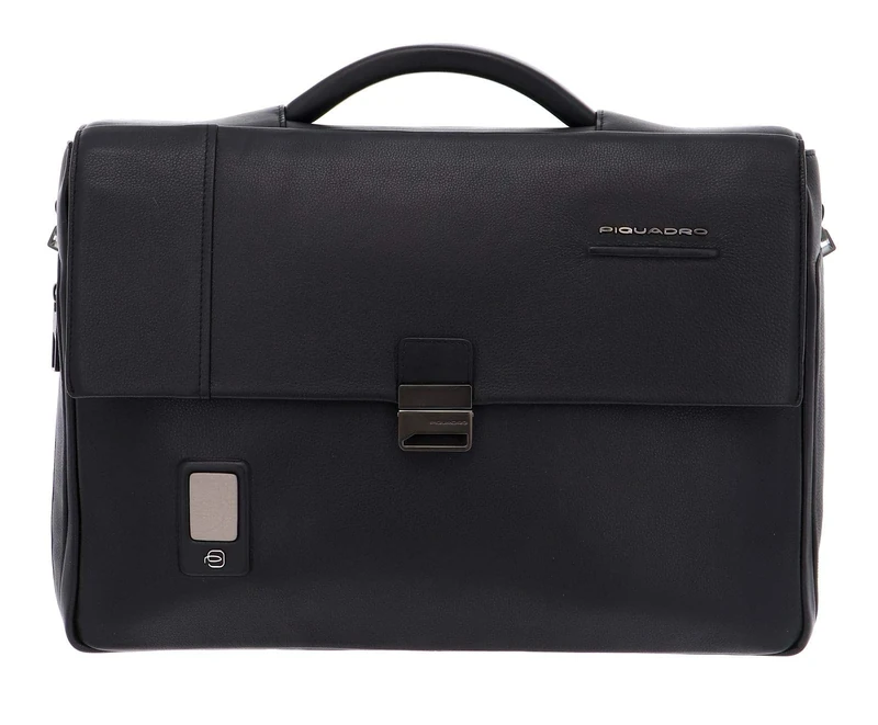 Piquadro Men's Akron Luggage Shoulder Bag, black, standard size, Akron