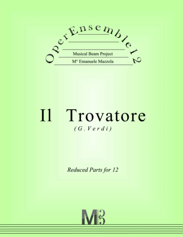 OperEnsemble12, Il Trovatore (G.Verdi): Reduced Parts for 12