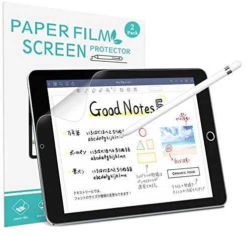 PYS Like Paper Screen Protector for iPad Air 3 (2019) 10.5 inch, iPad Pro 10.5 (2017), Matte PET Paper Texture Film No Glare Screen Protector, Compatible Apple Pencil